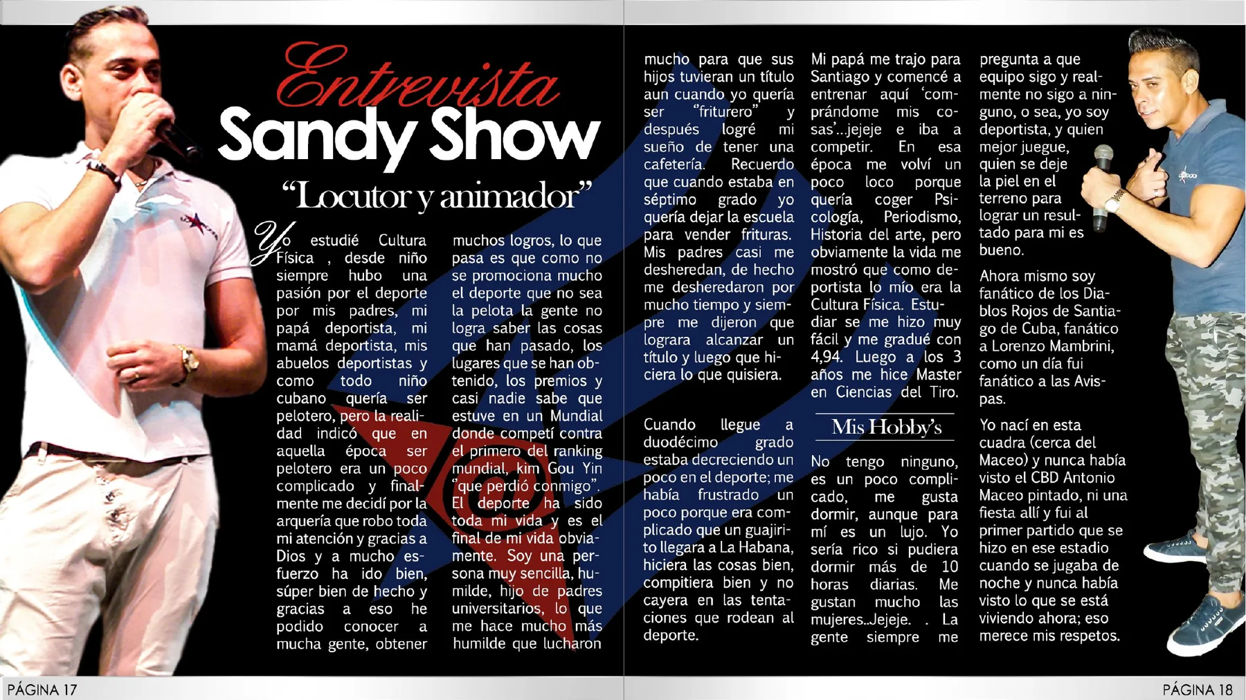 Primera parte de la entrevista a Sandy Show en Directum Magazine
